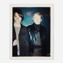 Fred Hughes, Andy Warhol and Jed Johnson, 1971, Polaroid