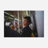 Simon on the Subway, NYC by Nan Goldin, 1998, Cibachrome print, sold Aug 2023