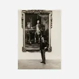 Ruth Orkin, Woody Allen at the Metropolitan Museum