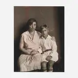 August and Gunther Sander, Mother and Son (Lou Straus-Ernst with son Jimmy), gelatin silver print