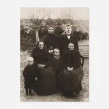 August and Gunther Sander, Farming Family (from Farmer: Farming Families series), gelatin silver print