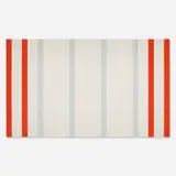 Andreas Brandt, Rot-Grau, 1977, oil on canvas in artist's frame