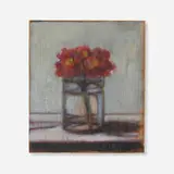 Jeffrey Hester, Red & Gray, 2000, oil on panel