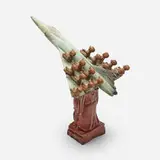 Steve Tobin, Untitled, 2000, hand-painted bronze