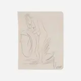 Max Pechstein, Untitled, graphite on paper