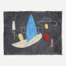 T.L. Solien, The Brothers: Daniel, 1980, mixed media on canvas