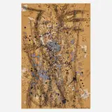 James Budd Dixon, Untitled, 1956, mixed media on card mounted to panel
