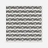 Karl Holmqvist, Untitled (RUN UPSIDE DOWN), 2015, UV ink on canvas