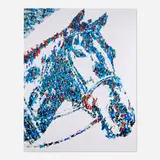 Vik Muniz, Horse (from the Monad series), 2003, C-print mounted to aluminum