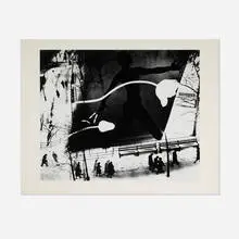 Barbara Morgan, Spring on Madison Square (Photomontage), gelatin silver print photomontage
