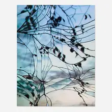 Bing Wright, Broken Mirror/Evening Sky (E-6), 2012, inkjet print mounted to Sintra