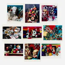 Audrey Flack, Nine works from the Audrey Flack: 12 Photographs 1973 to 1983 portfolio, 1983, C-print