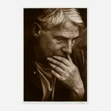 Dan Budnik, Willem de Kooning, 831 Broadway, New York, May 1962, sepia toned gelatin silver print