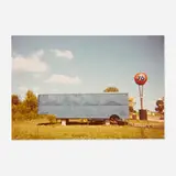 William Christenberry, Blue Trailer, Near Demopolis, Alabama
