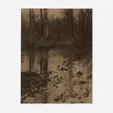 Edward Steichen, The Pool - Evening (for Camera Work No. 2), vintage photogravure on tissue