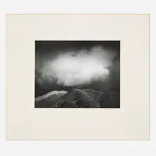 Morley Baer, Storm Cloud, Portuguese Ridge (from Morley Baer: Portfolio II: Garrapata Rock), gelatin silver print