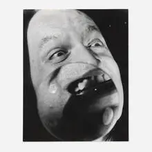 Nathan Lerner, Focused View for Camera: Brown's Face, gelatin silver print
