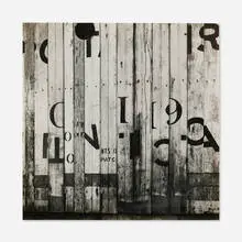 Tom Knudtson, Barn Wall, Victor, NY, 1961, gelatin silver print