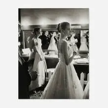 Allan Grant, Grace Kelly and Audrey Hepburn Backstage at the Academy Awards, gelatin silver print