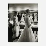 Allan Grant, Grace Kelly and Audrey Hepburn Backstage at the Academy Awards, gelatin silver print