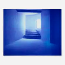 James Casebere, Turning Hallway, digital c-print facemounted and mounted to acrylic