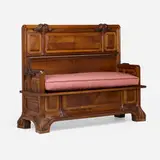 Louis Majorelle, Bench with foliate details