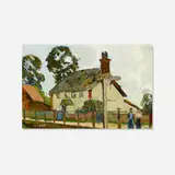 Hayley Lever, Old English Cottage, Devonshire, oil on canvas