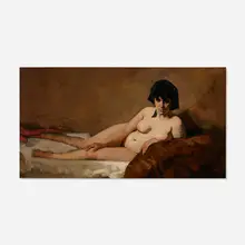 Harvey Dinnerstein, Reclining Nude, 1966, oil on canvas