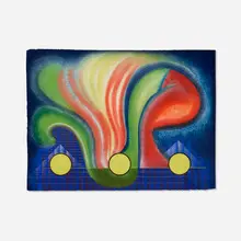 Chronological #276 by Marguerite Hohenberg, gouache on paper, sold Apr 2023