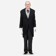 Butler by Gary Mirabelle, 2004, mixed media resin casting, sold Apr 2023