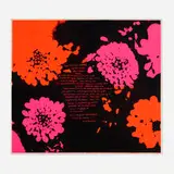 in touch (commission) by Corita Kent, 1969, screenprint in colors, sold Apr 2022