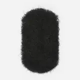 Hair Blip by Richard Artschwager, 1989, rubberized horse hair, sold Apr 2022