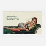If You Haven't Got Anything Nice to Say Come Sit Next to Me by The Connor Brothers, 2021, giclée in colors with screenprinted varnish, sold Apr 2022