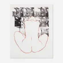 Guy Dill, Clipi Girl, 2003, lithograph in colors