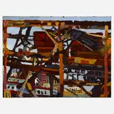 Clintel Steed, Sugar Building Version 17, 2005, oil on canvas