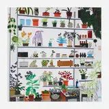Large Shelf Still Life by Jonas Wood, 2017, offset lithograph on paper, sold Apr 2022