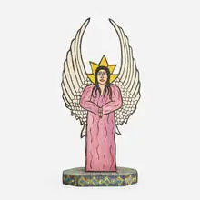 Michael Finster, The Guardian Angel, 1988, acrylic on wood