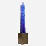 Isabel de Obaldía, Guerrero, cast glass, patinated steel