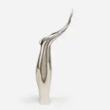 Chunghi Choo, Peace Lily vase, 1982, silver-plated, electro-formed copper