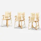 Frank Gehry, Hat Trick chairs, set of three