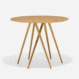Lawrence Laske, Prototype Toothpick dining table, c. 1990, maple