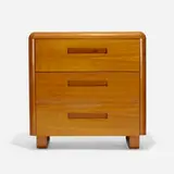 Paul Goldman, Cabinet, c. 1945, walnut plywood