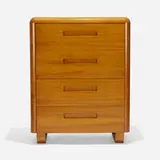 Paul Goldman, Cabinet, c. 1945, walnut plywood