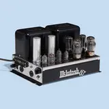 McIntosh, MC60 tube amplifier, serial no. 3F547, 1955, chrome-plated steel, enameled steel, aluminum