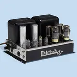 McIntosh, MC60 tube amplifier, serial no. IF792, 1955, enameled steel, chrome-plated steel, aluminum, glass