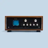 McIntosh, MI3 maximum performance indicator, serial no. 16E44, 1964, walnut, glass, enameled steel, aluminum