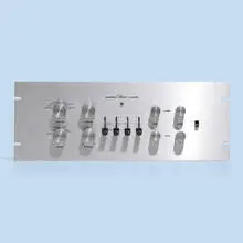 Marantz, Model 7 tube preamplifier, serial no. 7-20770, 1958, aluminum, plastic