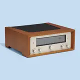 Marantz, Model 10B FM stereo tube tuner, serial no. 10-2810, 1964, walnut, aluminum, enameled steel, glass