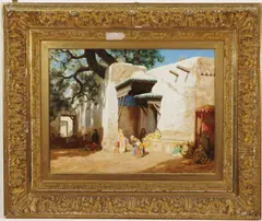 Marcus Waterman, Algerian House, Oil on canvas