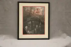 Hell by American School, 1970, Mixed media on paper (watercolor and ink), offered Oct 2025